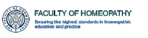 logo Faculty of Homeopathy